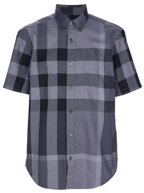 burberry sleeveless shirt|burberry gray short sleeve shirt.